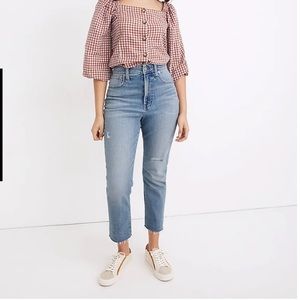 Madewell The Curvy Perfect Vintage Jean in Coffey Wash: Worn-In Edition